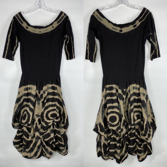 Unbranded Dresses & Skirts - Black Circle Pattern Bottom Dress Small CanCan
